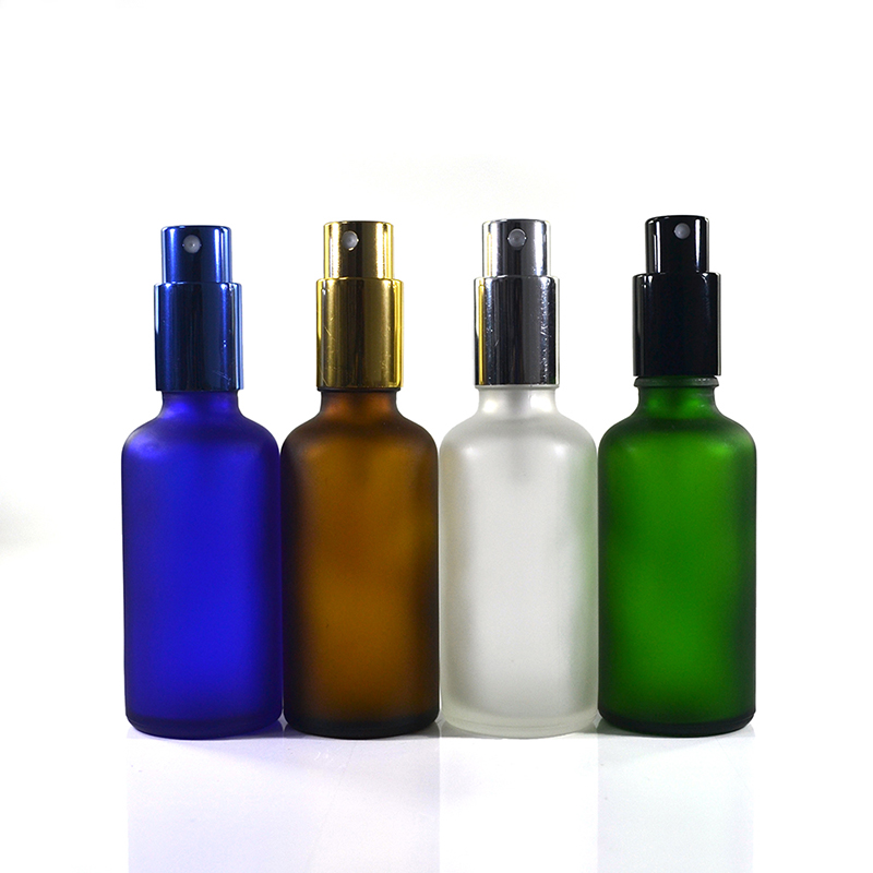 High quality 10ml 15ml 30ml 50ml 100 ml luxury empty frosted clear glass spray perfume bottle