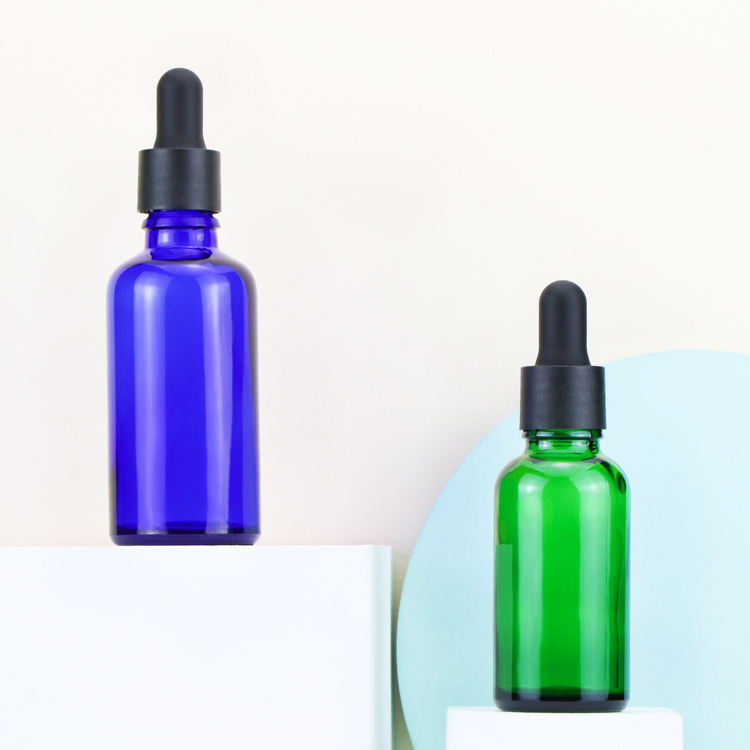 High quality 10ml 15ml 30ml 50ml Childproof Dropper Cap Clear Transparent Essential Oil Glass Bottle With Child Proof Cap