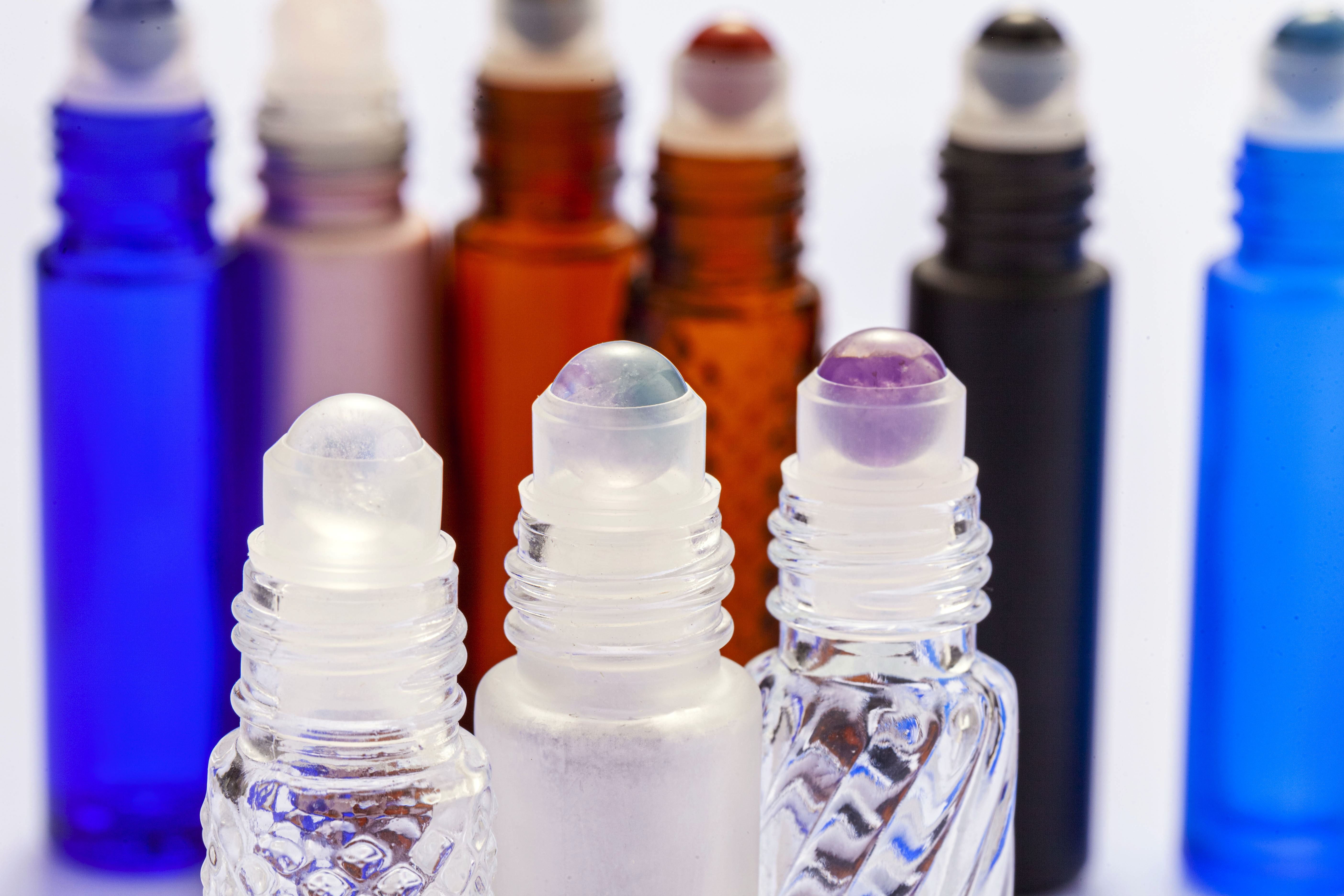 High quality 10ml accept customization empty cosmetic roll on glass bottle