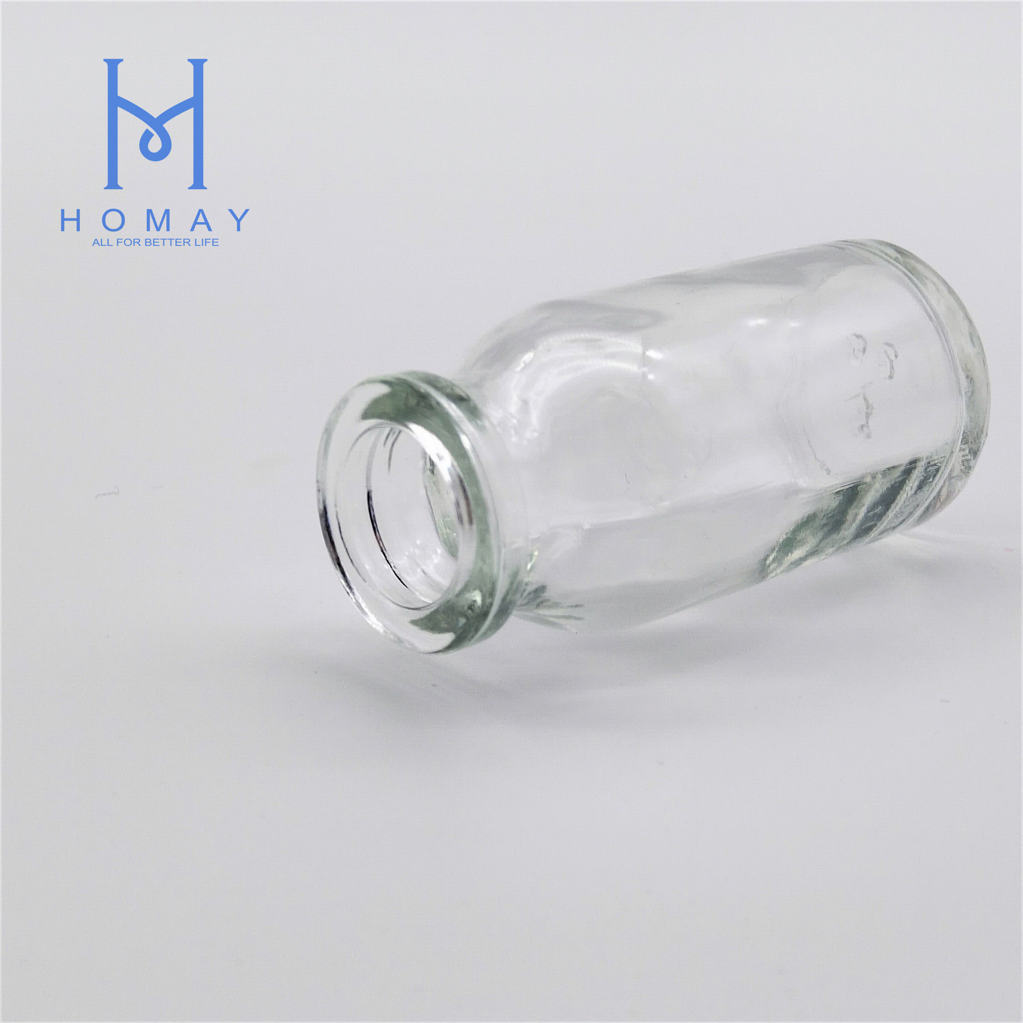 High quality 10ml amber clear sterile molded injection glass vials with rubber stopper