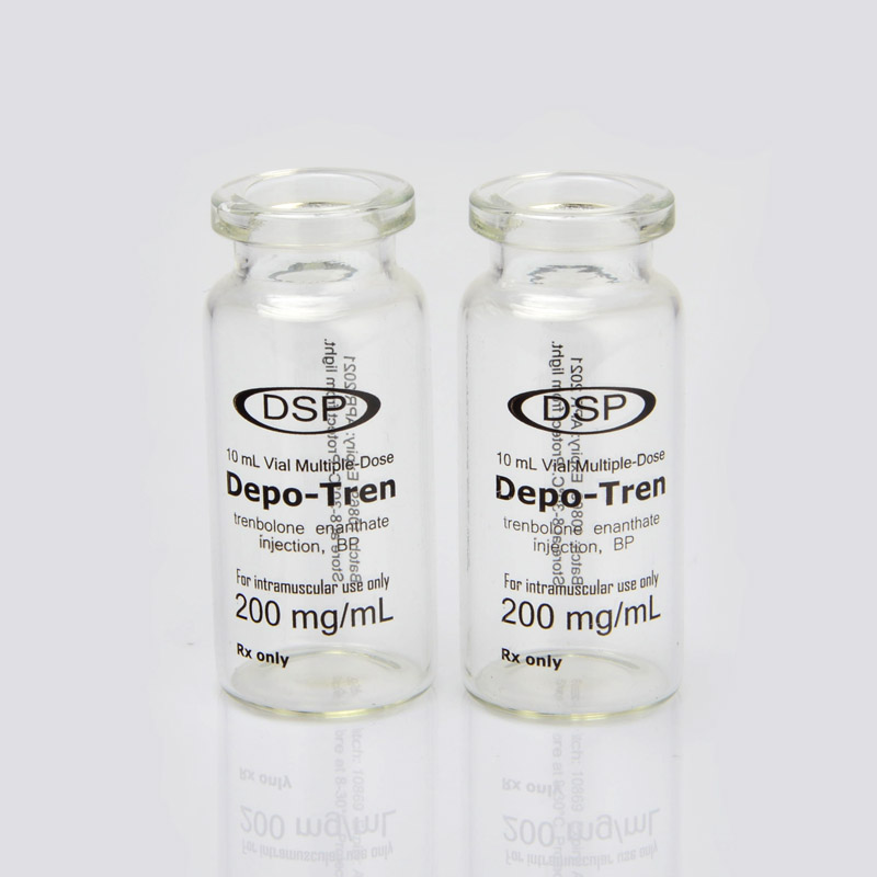 High quality 10ml glass bottle 10ml glass vial steroids labels 10ml vial