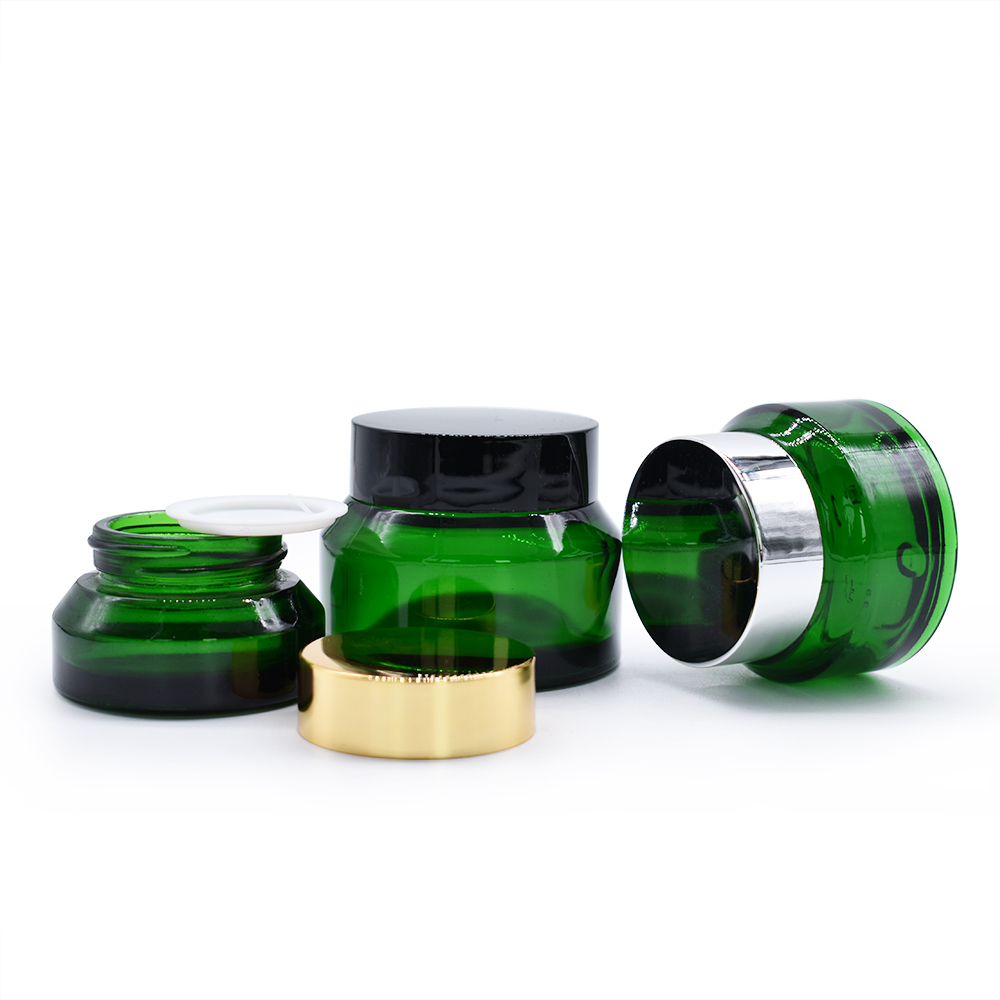 High quality 15G 30G 50G Cosmetic glass jar for cream