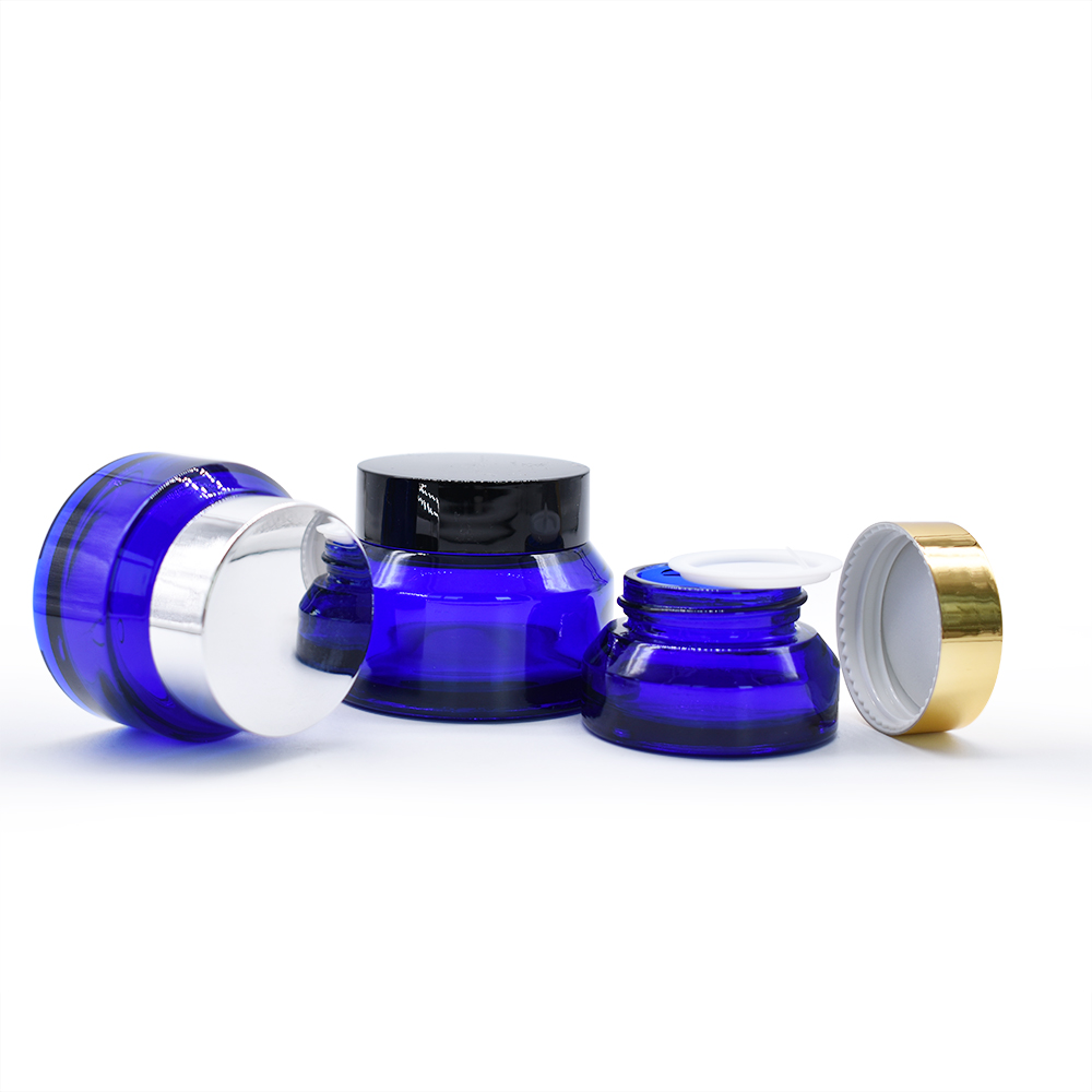 High quality 15G 30G 50G Cosmetic glass jar for cream