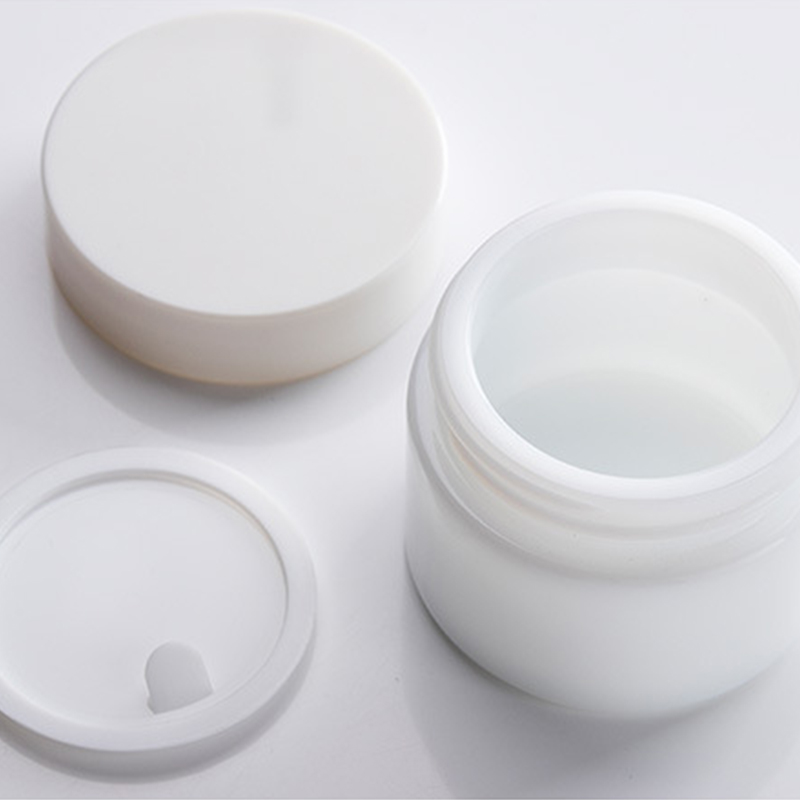 High quality 15g empty glass cream packaging bottle cosmetic jar for face cream