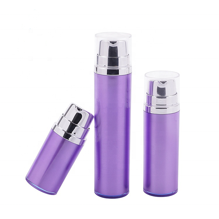 High quality 15ml 30ml 50ml glass airless biodegradable bottle lotion pump