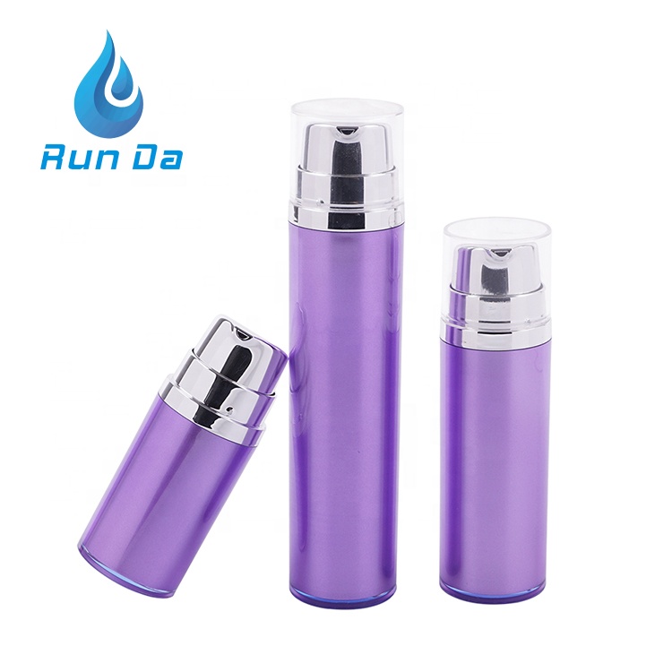 High quality 15ml 30ml 50ml glass airless biodegradable bottle lotion pump