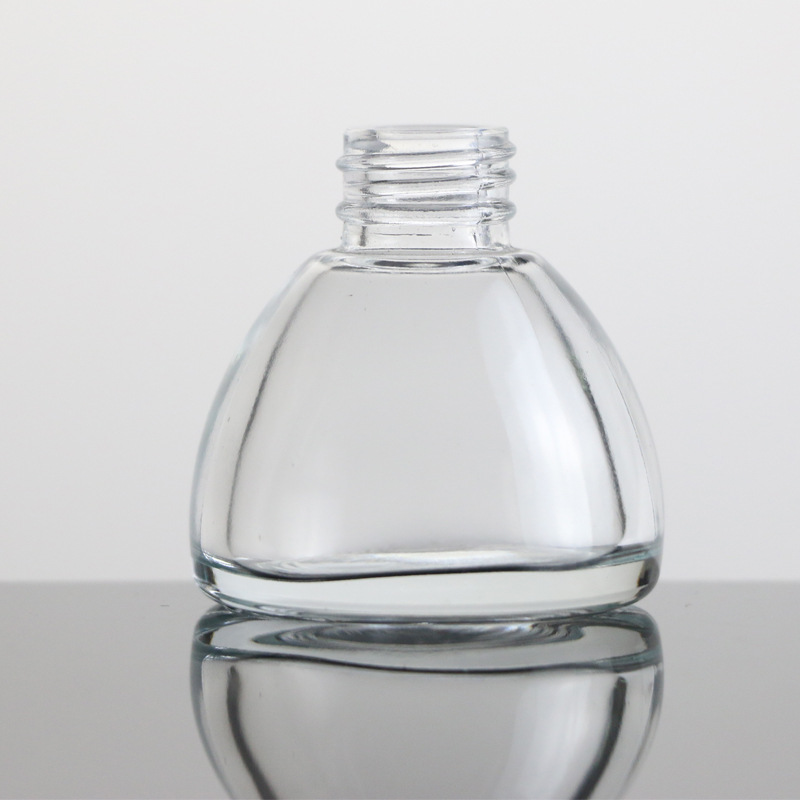 High quality 1oz 30ml 2oz 60ml clear glass sharp pipette dropper bottles with black white aluminimu top