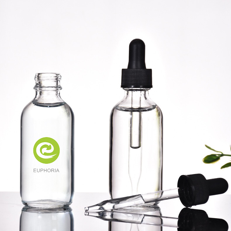 High quality 1oz 30ml amber clear blue glass sharp pipette dropper boston bottles