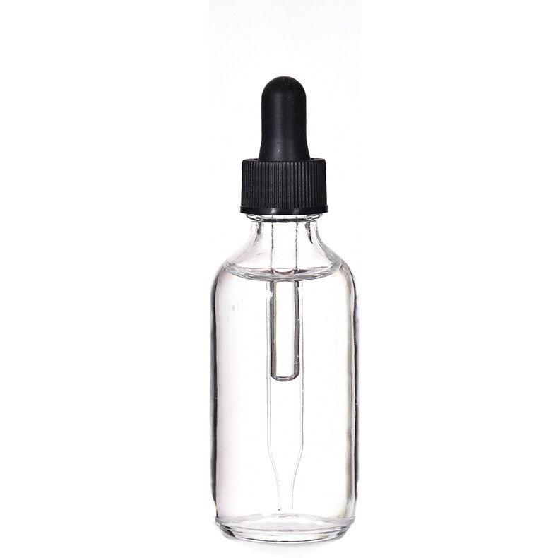 High quality 1oz 30ml amber clear blue glass sharp pipette dropper boston bottles