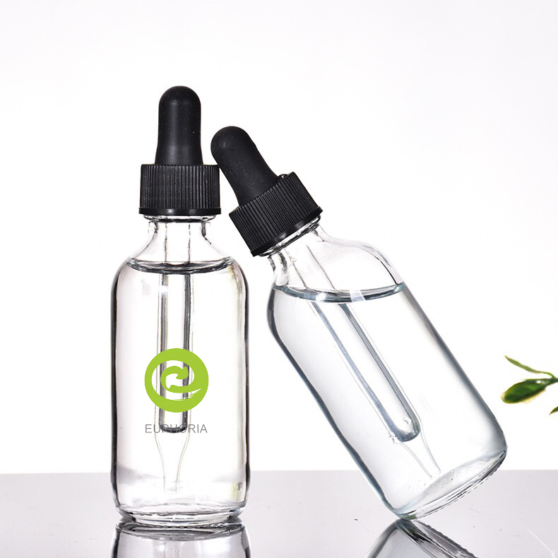 High quality 1oz 30ml amber clear blue glass sharp pipette dropper boston bottles