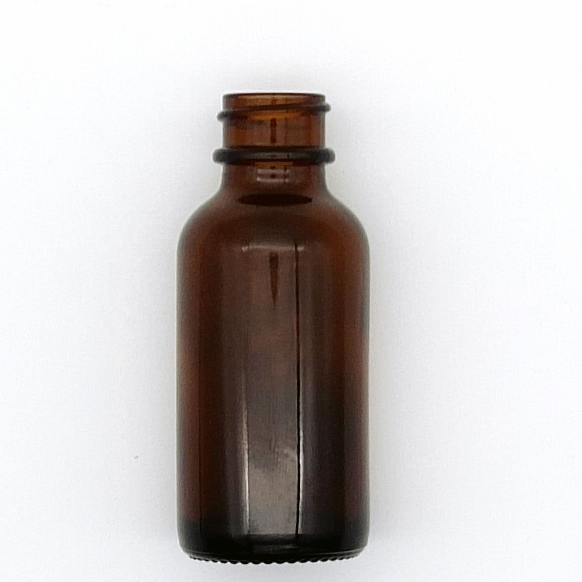 High quality 1oz Boston amber glass bottle for liquid