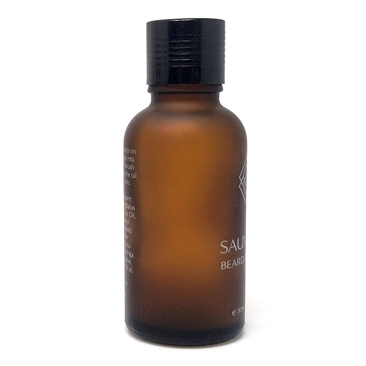 High quality 1oz essential oil frosted amber glass dropper bottle with aluminum screw lid