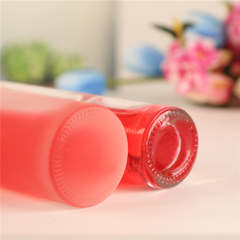 High quality 200ml 375ml 500ml 750ml black clear frost ice wine /fruit wine glass bottles with stopper