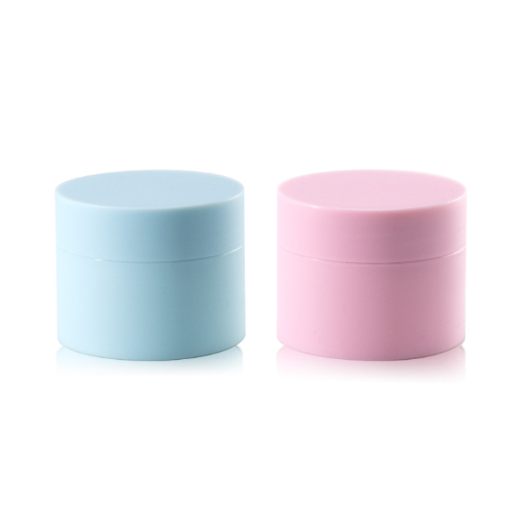 High quality 20g matte color plastic cream jar cosmetic container