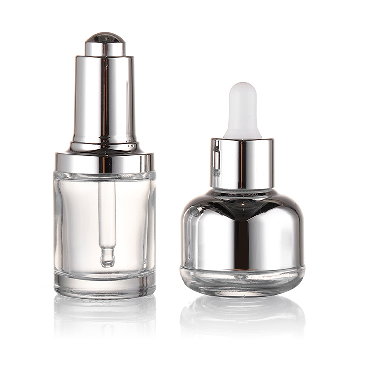 High quality 20ml 35ml dropper glass bottle dropper bottle  for glass cosmetic packaging