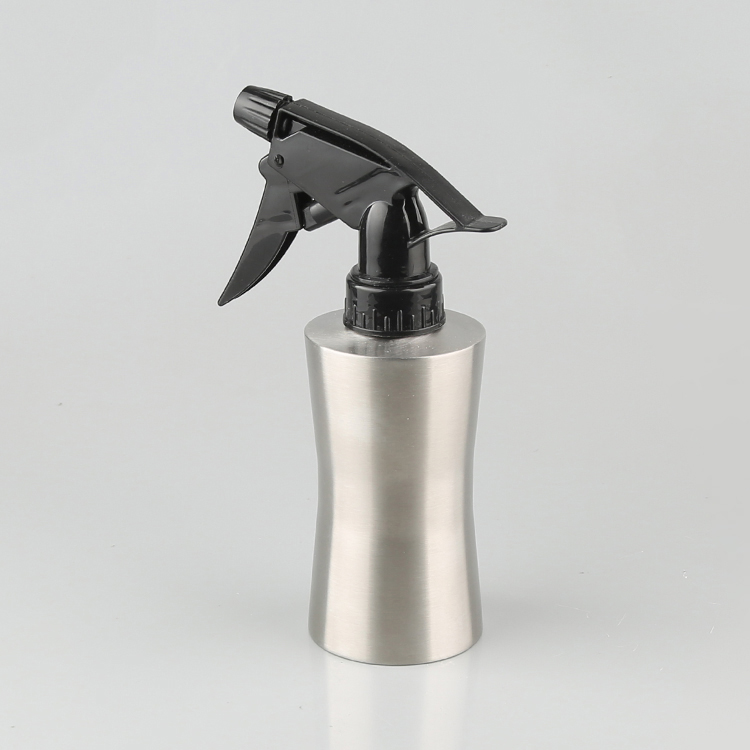 High quality 220ml stainless steel kitchen spray bottle 304 trigger spray bottle