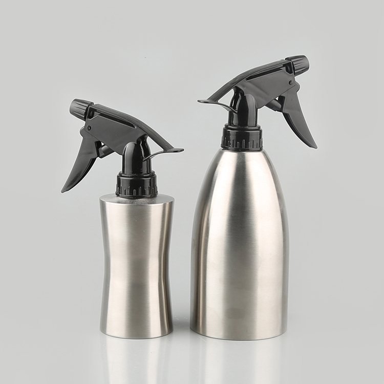 High quality 220ml stainless steel kitchen spray bottle 304 trigger spray bottle