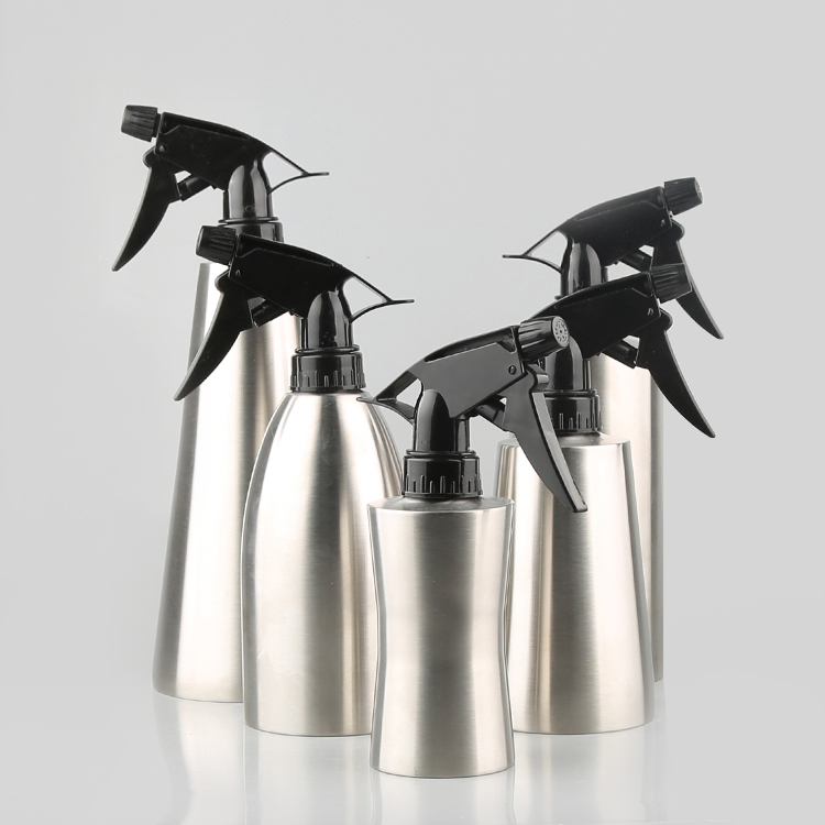 High quality 220ml stainless steel kitchen spray bottle 304 trigger spray bottle