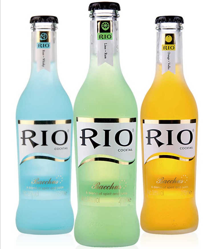 High quality 275ml round carbonated beverage glass bottles with crown cap