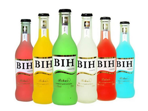 High quality 275ml round carbonated beverage glass bottles with crown cap