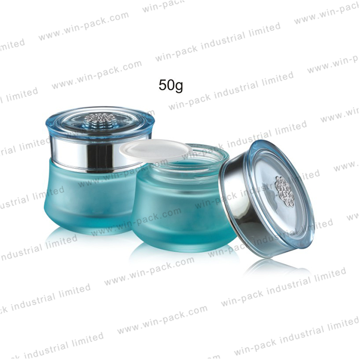 High quality 30g 50g glass jars for cosmetic cream