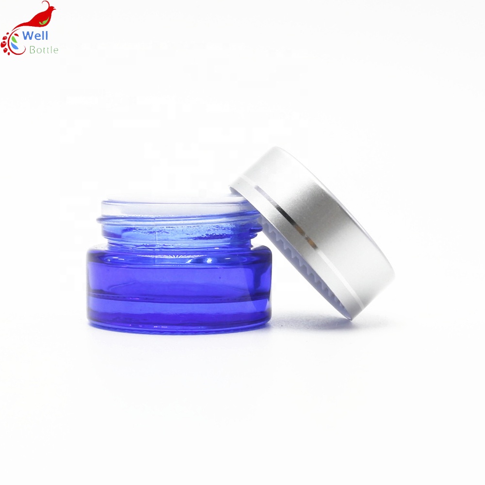 High quality 30g amber cosmetic containers glass jar GJ-1-3A