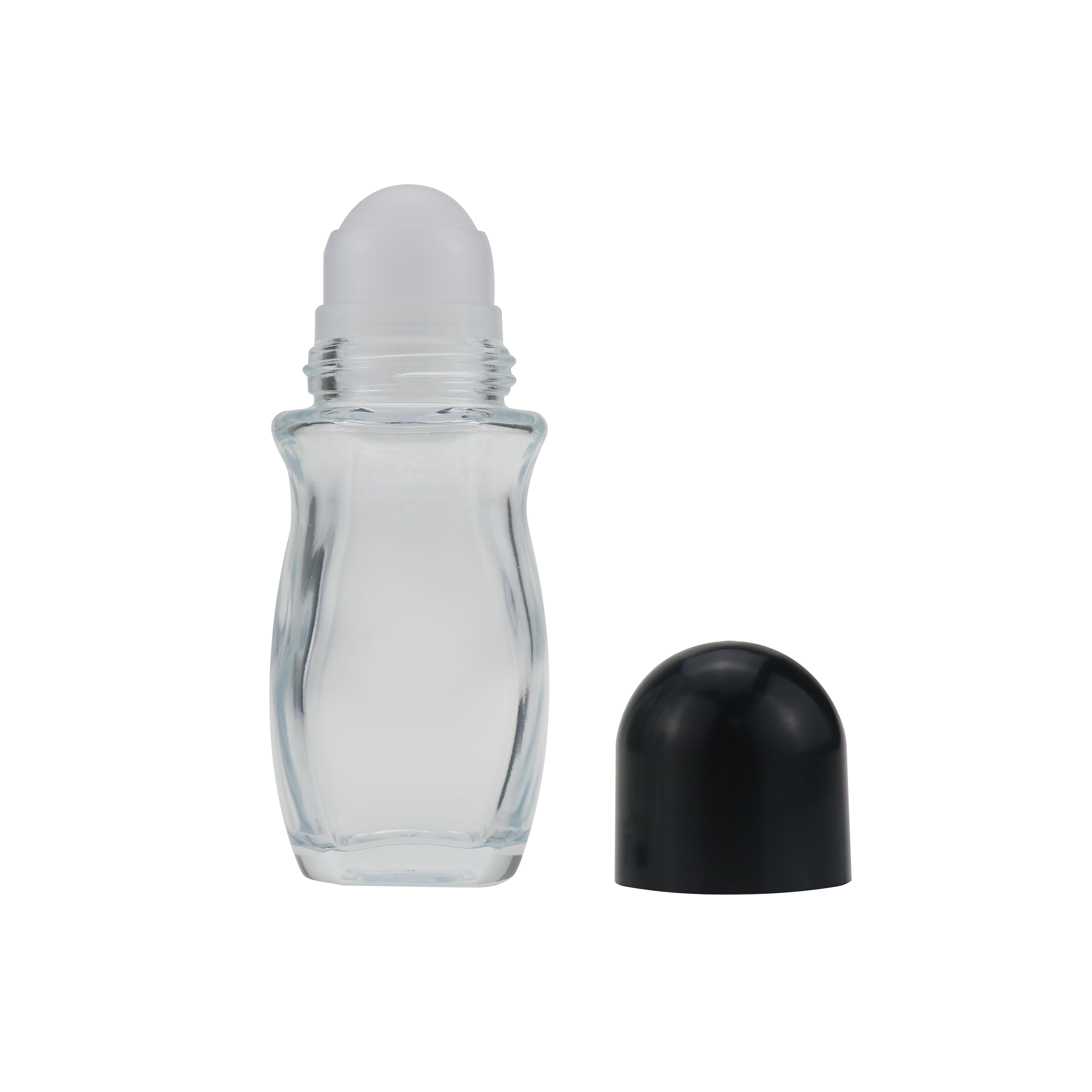 High quality 30ml 50ml roller deodorant glass bottles serum /perfume /essential oil bottle for packaging