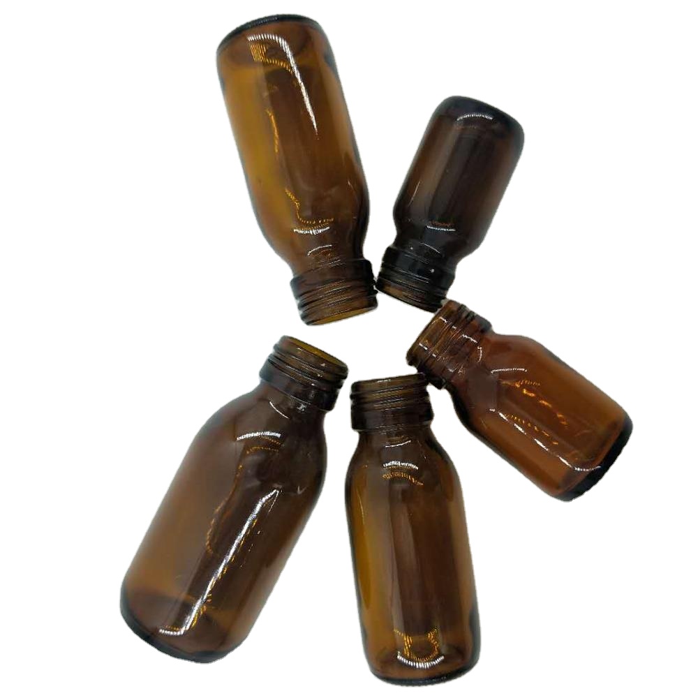 High quality 30ml amber glass bottle cough syrup bottle