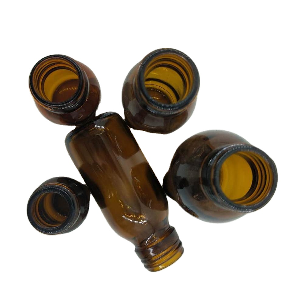 High quality 30ml amber glass bottle cough syrup bottle