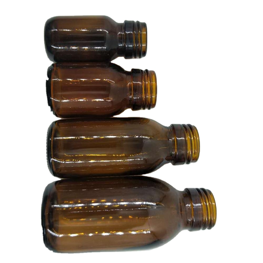 High quality 30ml amber glass bottle cough syrup bottle