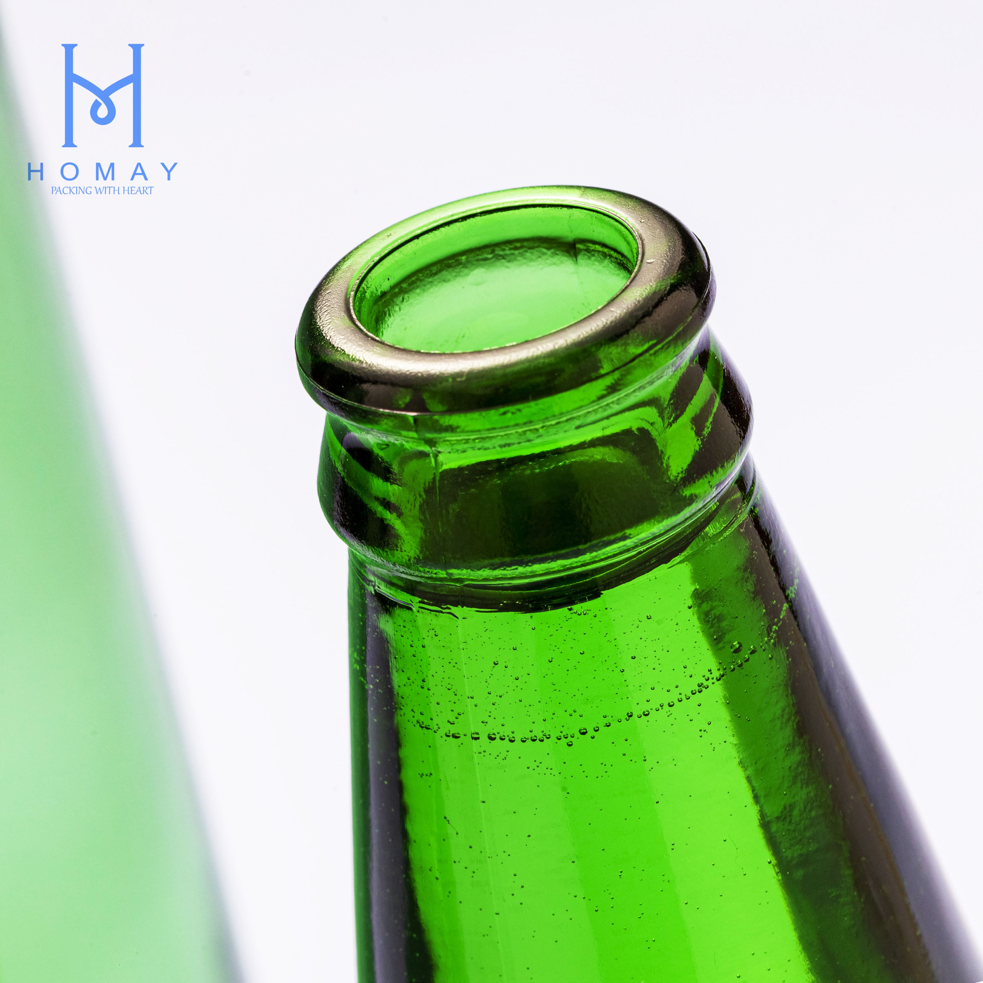 High quality 330ml 500ml amber beer glass bottles for beer