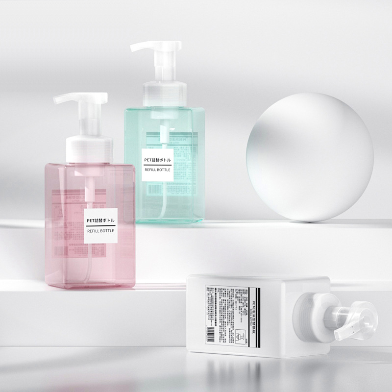 High quality 450ml foaming packaging soap foam pump bottle
