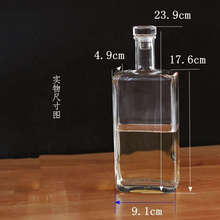 High quality 500ml Liquor Glass Bottle For Whiskey