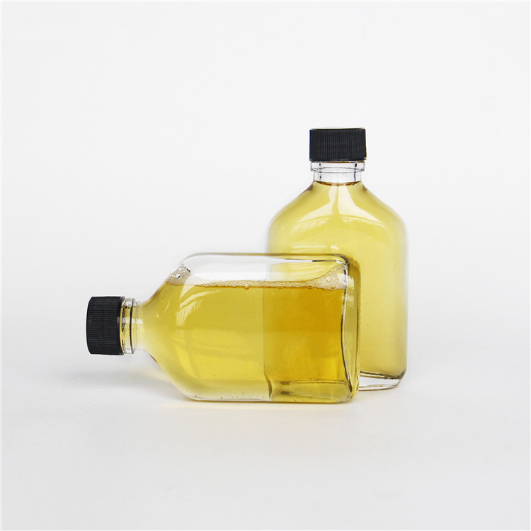 High quality 50ml flat glass wine bottle wholesale