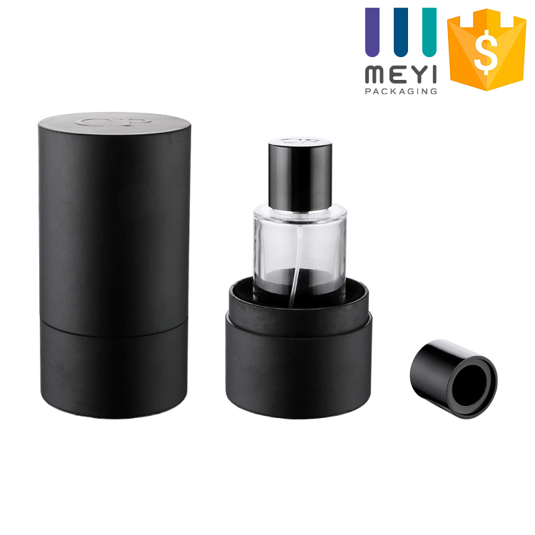 High quality 50ml perfume glass bottle with magnetic perfume cap and collar