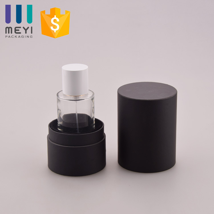 High quality 50ml perfume glass bottle with magnetic perfume cap and collar