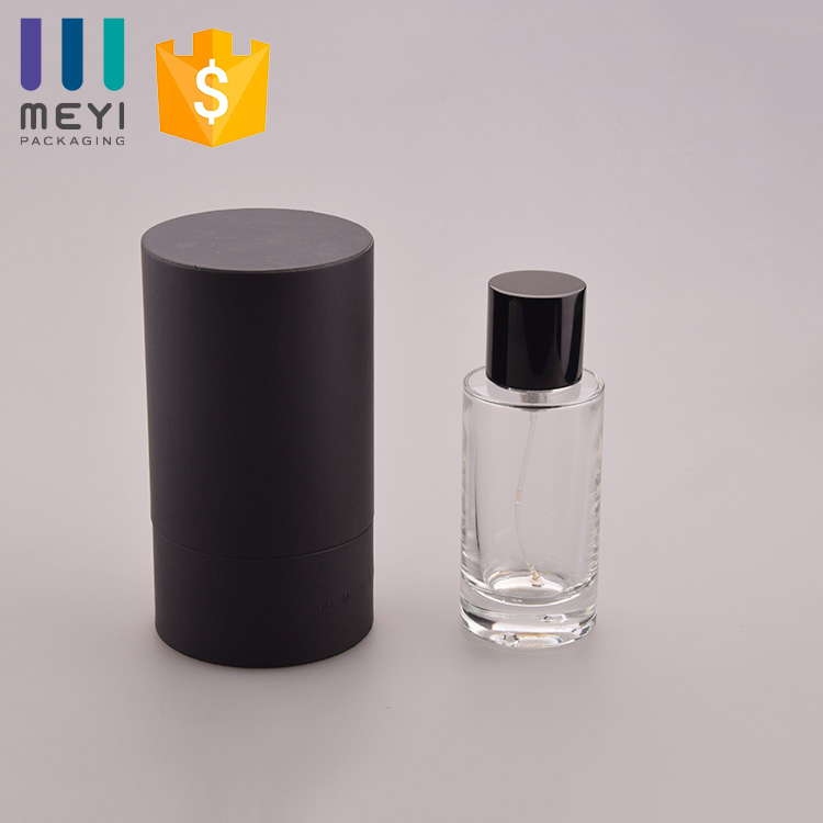 High quality 50ml perfume glass bottle with magnetic perfume cap and collar