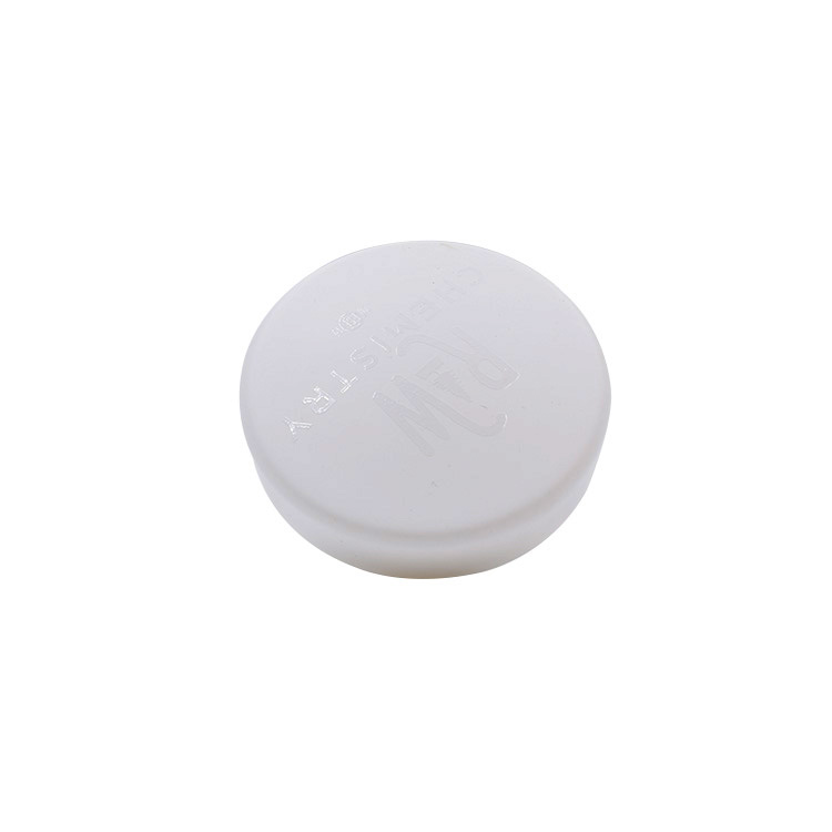 High quality 50ml white glass facial cream jar cosmetic glass jar with plastic lid