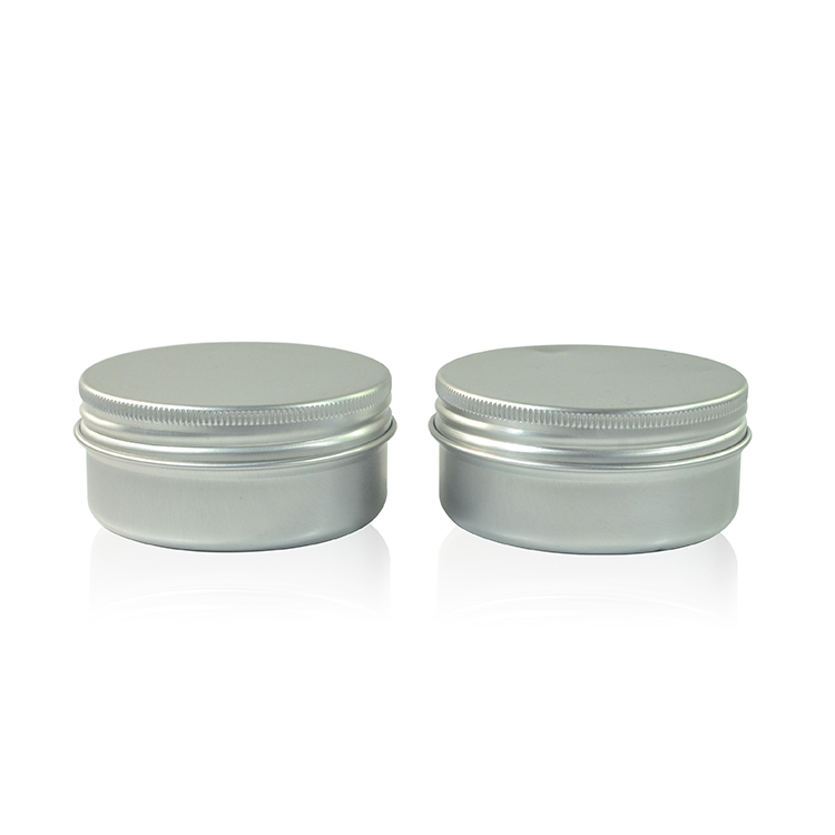 High quality 5g 10g 15g 30g 100g black aluminum cream jar for hair wax