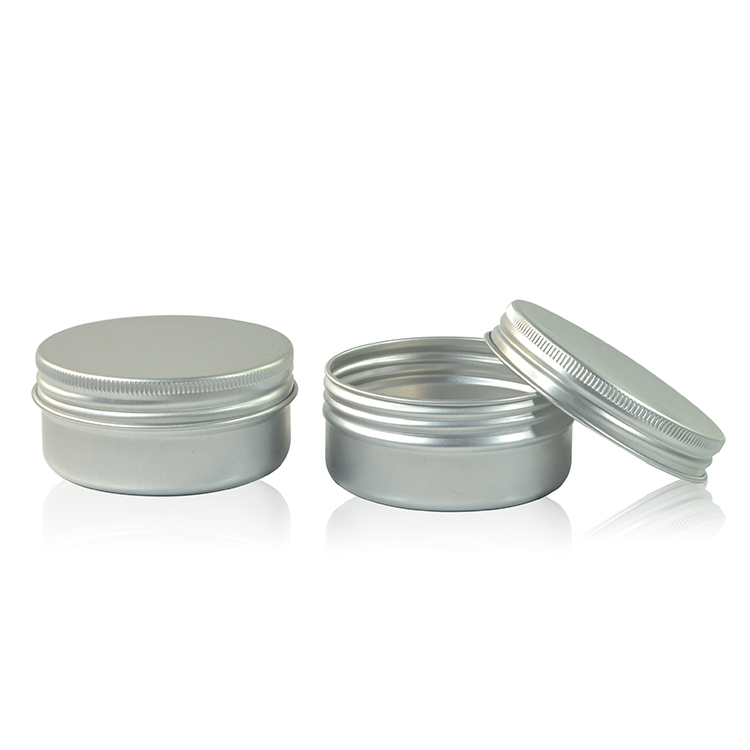High quality 5g 10g 15g 30g 100g black aluminum cream jar for hair wax