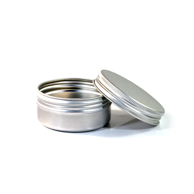 High quality 5g 10g 15g 30g 100g black aluminum cream jar for hair wax