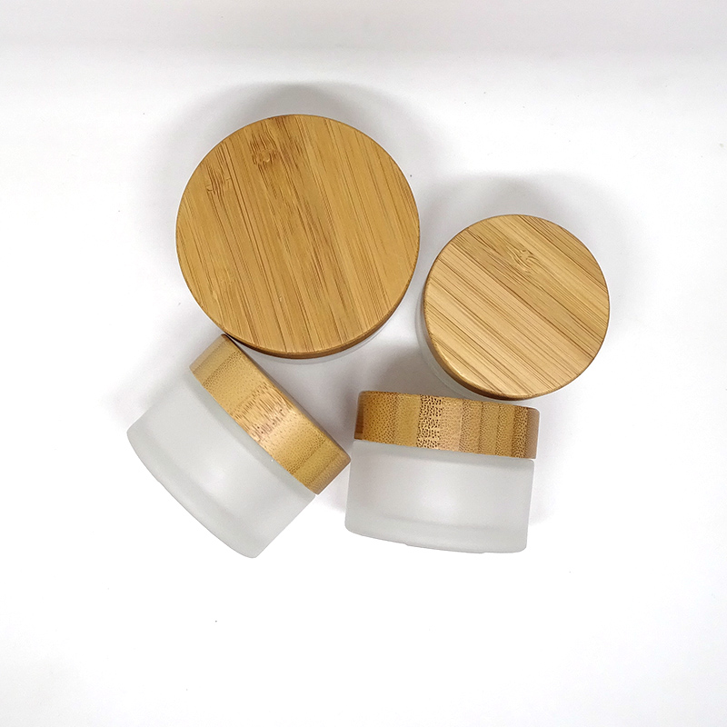 High quality 5g 30g 50g 100g 200g 500g empty cream bamboo lip balm containers