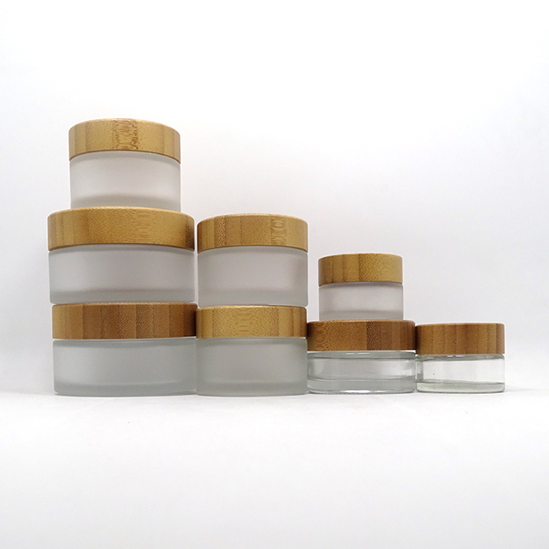 High quality 5g 30g 50g 100g 200g 500g empty cream bamboo lip balm containers