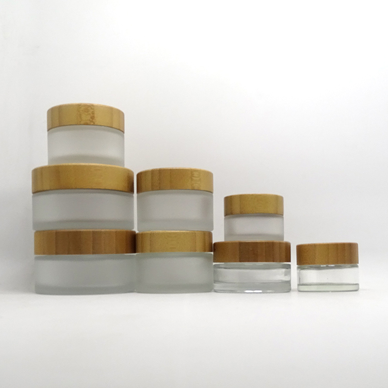 High quality 5g 30g 50g 100g 200g 500g empty cream bamboo lip balm containers