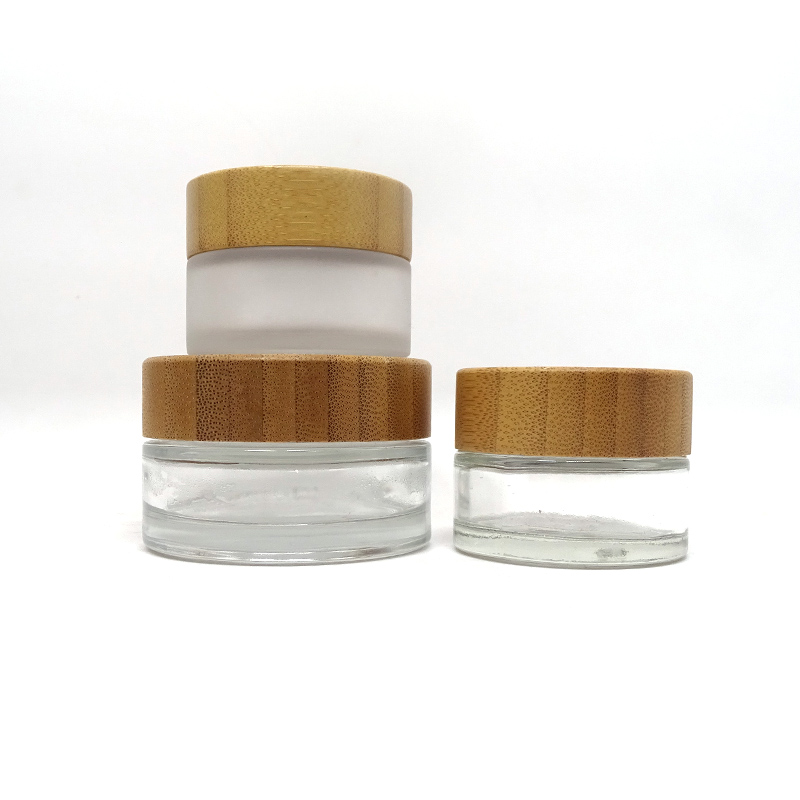 High quality 5g 30g 50g 100g 200g 500g empty cream bamboo lip balm containers