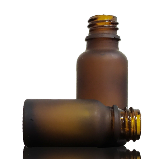 High quality 5ml 10ml 15ml 20ml 30ml 50ml 100ml amber frosting glass bottle essential oil bottle