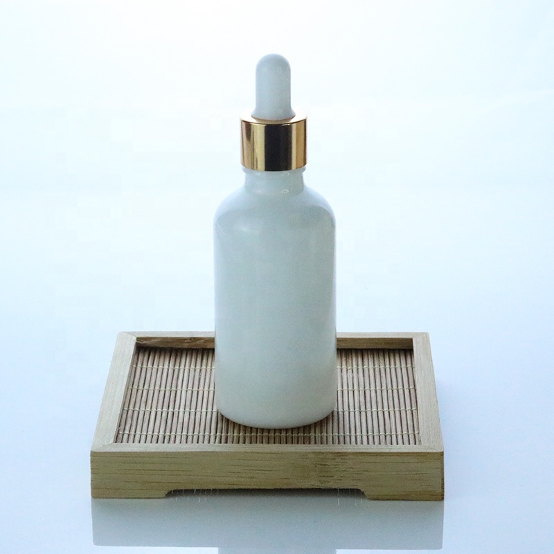 High quality 5ml 10ml 15ml 20ml 30ml 50ml porcelain white glass dropper bottle for essential oil (GRW12)