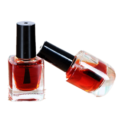 High quality 5ml 10ml 15ml Glass Round Nail Polish Empty Small Bottle Glue Bottle Brush