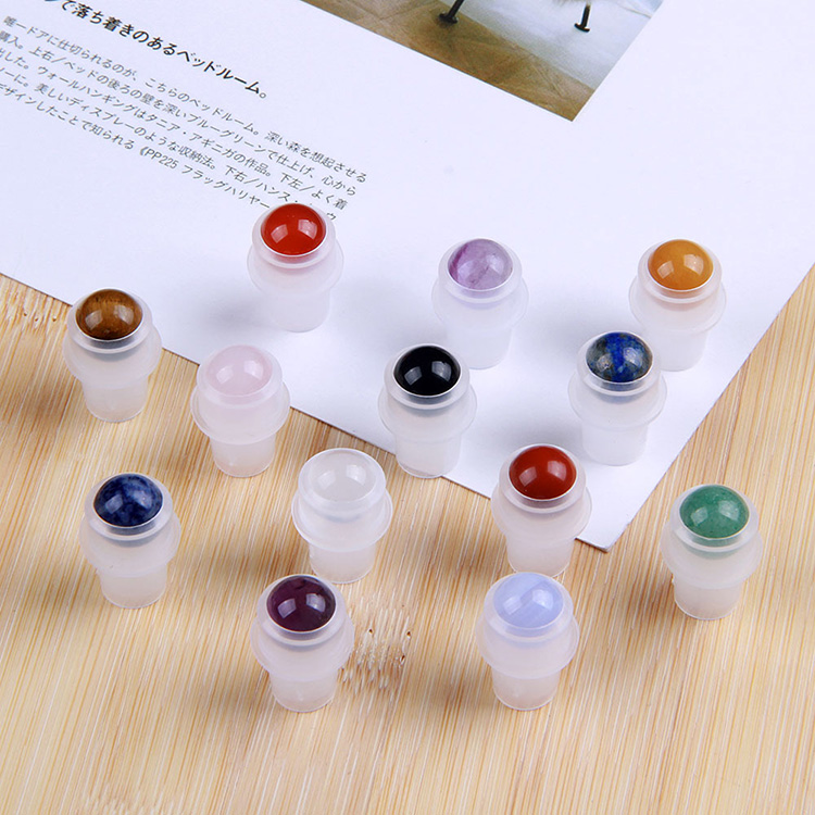 High quality 5ml 10ml 15ml clear glass essential oil roller bottle roll on perfume glass bottle