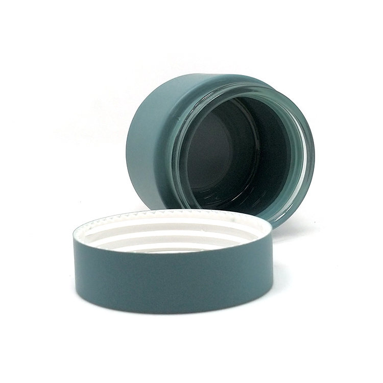 High quality 5ml 10ml 20ml 30ml 50ml 100g frosted color custom glass face cream jar